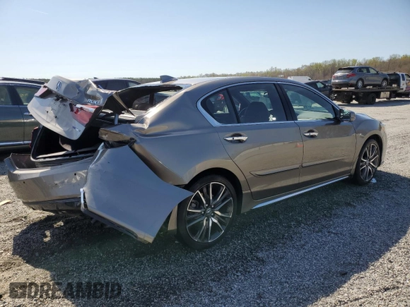 2019 Acura RLX Hybrid Advance Pkg with VIN JH4KC2F98KC000152, listed as a Copart auction lot 50543715 with 55,179 mi miles and Salvage Title. Bid and sale history available at carsss.com. Image 3.