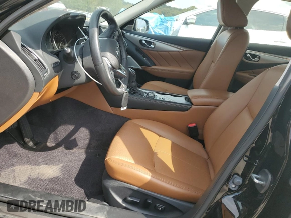 2024 Infiniti Q50 Luxe with VIN JN1EV7BR5RM630469, listed as a Copart auction lot 72450624 with 14,131 mi miles and Salvage Title. Bid and sale history available at DreamBid. Image 7.