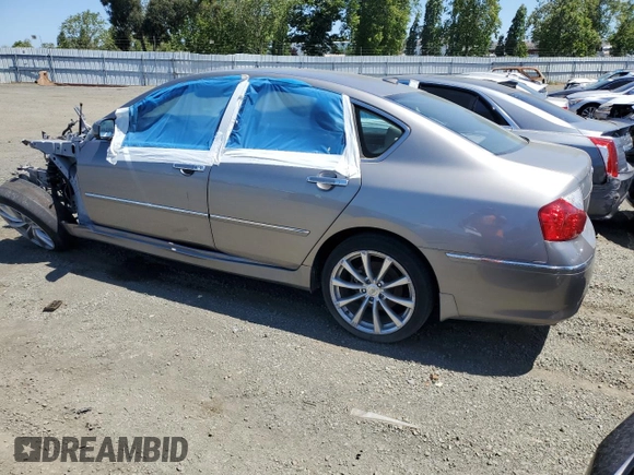 2008 Infiniti M z VIN JNKAY01E58M605738, wystawiony jako Copart lot #80162874 z przebiegiem Nie podano mil oraz Szkoda całkowita • Salvage title. Historia ofert i sprzedaży dostępna na DreamBid. Obrazek 2.