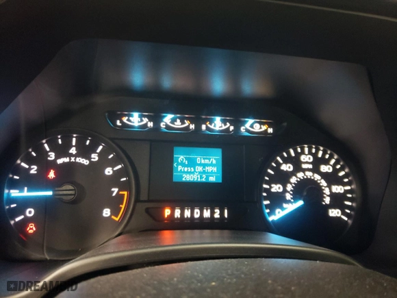 2019 Ford F-150 XL with VIN 1FTMF1CB6KKE99428, listed as a Copart auction lot 85786644 with 28,091 mi miles and Salvage Title. Bid and sale history available at carsss.com. Image 9.