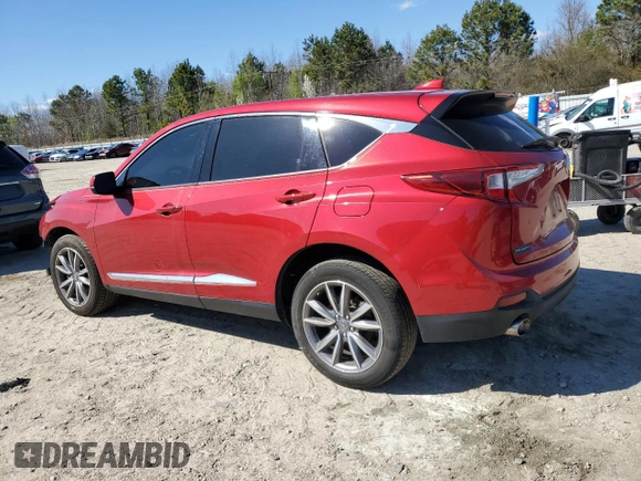 2020 Acura RDX Technology with VIN 5J8TC2H56LL004638, listed as a Copart auction lot 50221165 with 108,012 mi miles and Salvage Title. Bid and sale history available at DreamBid. Image 2.
