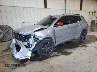 2023 Jeep Compass Limited with VIN 3C4NJDCN9PT528652, listed as a Copart auction lot 55201635 with 12,313 mi miles and Salvage title. Bid and sale history available at DreamBid. Image 1.