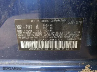 2017 Subaru Impreza Sport with VIN 4S3GKAM62H3620324, listed as a Copart auction lot 76465294 with 23,703 mi miles and Salvage Title. Bid and sale history available at carsss.com. Image 15.