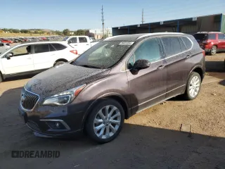 2017 Buick Envision Premium I with VIN LRBFXESX9HD102073, listed as a Copart auction lot 76491084 with 91,107 mi miles and Salvage Title. Bid and sale history available at DreamBid. Image 1.