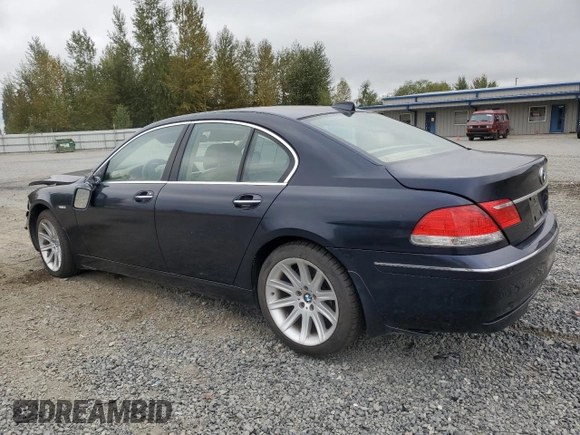 2006 BMW 7 Series 750i with VIN WBAHL83556DT02690, listed as a Copart auction lot 71418054 with 108,503 mi miles and Salvage Title. Bid and sale history available at carsss.com. Image 2.