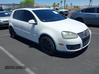 2009 Volkswagen Golf GTI with VIN WVWHV71K19W113169, listed as a IAAI auction lot 42501234 with 193,913 mi miles and . Bid and sale history available at DreamBid. Image 1.