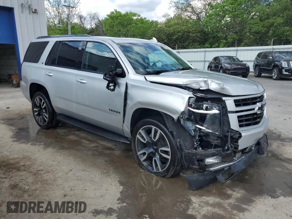 2018 Chevrolet Tahoe LT with VIN 1GNSKBKC6JR168185, listed as a Copart auction lot 55502305 with 96,905 mi miles and Salvage title. Bid and sale history available at DreamBid. Image 4.