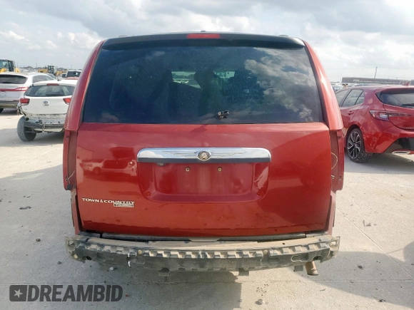 2008 Chrysler Town & Country Touring with VIN 2A8HR54P68R115953, listed as a Copart auction lot 55044125 with 184,457 mi miles and Salvage Title. Bid and sale history available at DreamBid. Image 6.