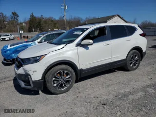 2022 Honda CR-V EX with VIN 2HKRW2H54NH609233, listed as a Copart auction lot 50623035 with 62,527 mi miles and Salvage Title. Bid and sale history available at carsss.com. Image 1.