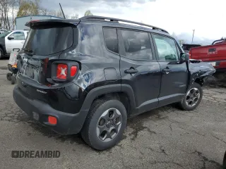 2018 Jeep Renegade Sport z VIN ZACCJBAB6JPG92329, wystawiony jako Copart lot #50967645 z przebiegiem 61 256 mil mil oraz Szkoda całkowita • Salvage title. Historia ofert i sprzedaży dostępna na DreamBid. Obrazek 3.