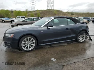 2016 Audi A5 Premium Plus z VIN WAUM2AFH8GN010820, wystawiony jako Copart lot #56185195 z przebiegiem 86 940 mil mil oraz Szkoda całkowita • Salvage title. Historia ofert i sprzedaży dostępna na DreamBid. Obrazek 1.