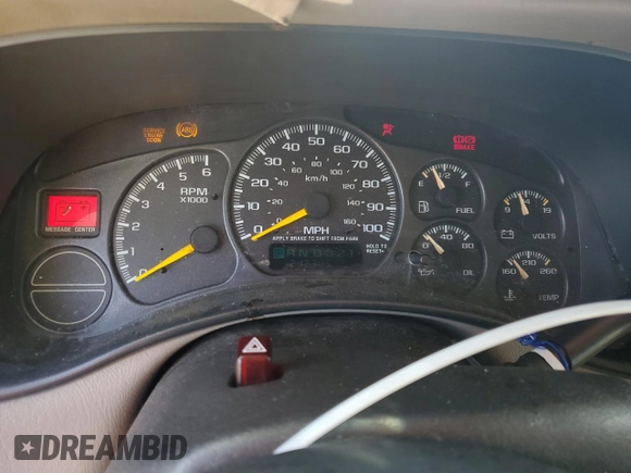 2000 Chevrolet Suburban LT with VIN 3GNEC16T0YG143890, listed as a Copart auction lot 72273534 with 242,305 mi miles and Salvage Title. Bid and sale history available at carsss.com. Image 9.