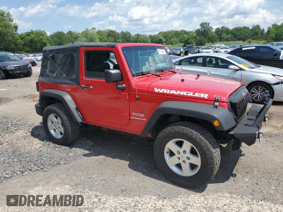 2012 Jeep Wrangler Sport with VIN 1C4AJWAG9CL212222, listed as a Copart auction lot 61919275 with 183,729 mi miles and Clean title. Bid and sale history available at DreamBid. Image 4.