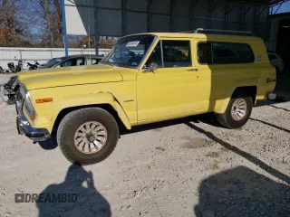 1977 Jeep Grand Cherokee with VIN J7M17MP042360, listed as a Copart auction lot 85704414 with 91,800 mi miles and Clean title. Bid and sale history available at DreamBid. Image 1.