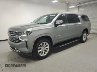 2023 Chevrolet Suburban Premier with VIN 1GNSCFKD9PR327710, listed as a Copart auction lot 66029945 with 33,088 mi miles and Clean title. Bid and sale history available at DreamBid. Image 1.