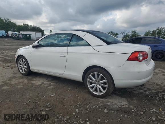 2011 Volkswagen Eos Komfort with VIN WVWBW7AH2BV003170, listed as a Copart auction lot 55771285 with 129,847 mi miles and Salvage Title. Bid and sale history available at DreamBid. Image 2.