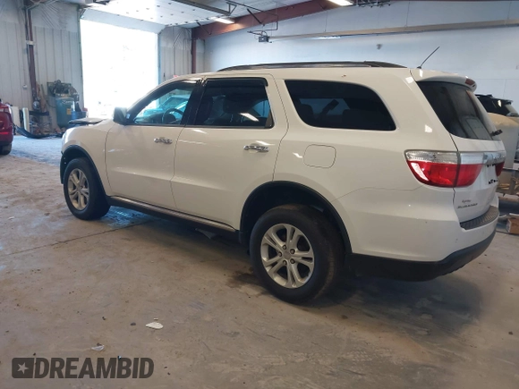 2013 Dodge Durango Crew with VIN 1C4RDHDG5DC553913, listed as a IAAI auction lot 42227189 with 209,703 mi miles and . Bid and sale history available at DreamBid. Image 3.