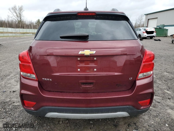 2017 Chevrolet Trax LT with VIN 3GNCJLSB9HL158031, listed as a Copart auction lot 51021865 with 99,156 mi miles and Salvage Title. Bid and sale history available at carsss.com. Image 6.