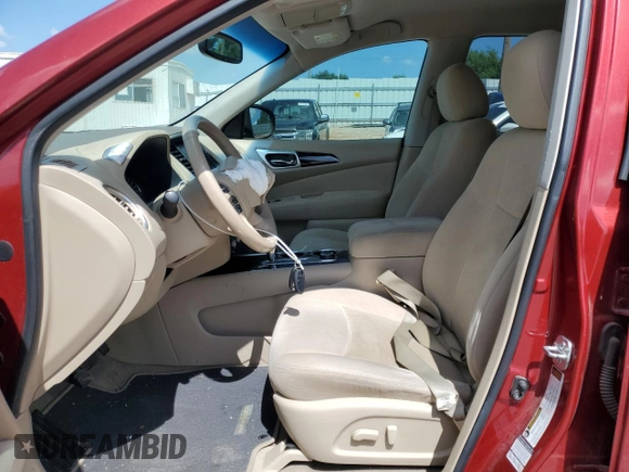 2015 Nissan Pathfinder SL with VIN 5N1AR2MM5FC663635, listed as a Copart auction lot 62075025 with 98,052 mi miles and Salvage title. Bid and sale history available at DreamBid. Image 7.