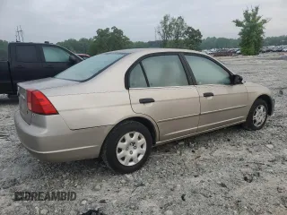 2001 Honda Civic LX with VIN 1HGES16511L031025, listed as a Copart auction lot 54262935 with 194,123 mi miles and Clean Title. Bid and sale history available at carsss.com. Image 3.