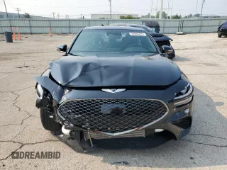 2023 Genesis G70 2.0T with VIN KMTG34TA7PU116043, listed as a Copart auction lot 59585225 with 8,021 mi miles and Salvage title. Bid and sale history available at DreamBid. Image 5.