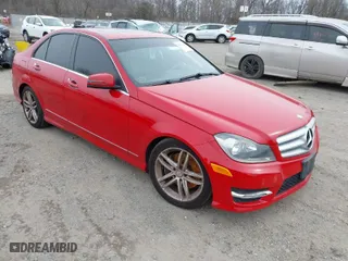 2013 Mercedes-Benz C-Class C 300 Sport with VIN WDDGF8AB4DR255317, listed as a IAAI auction lot 41571205 with NaN miles. Bid and sale history available at carsss.com. Image 1.