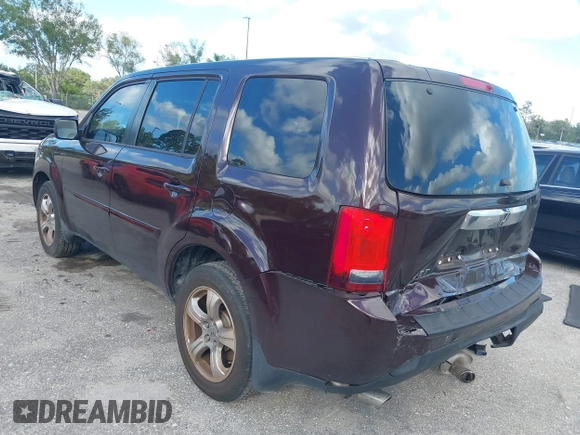 2013 Honda Pilot EX-L with VIN 5FNYF3H60DB024964, listed as a IAAI auction lot 40691878 with 137,870 mi miles and . Bid and sale history available at DreamBid. Image 3.