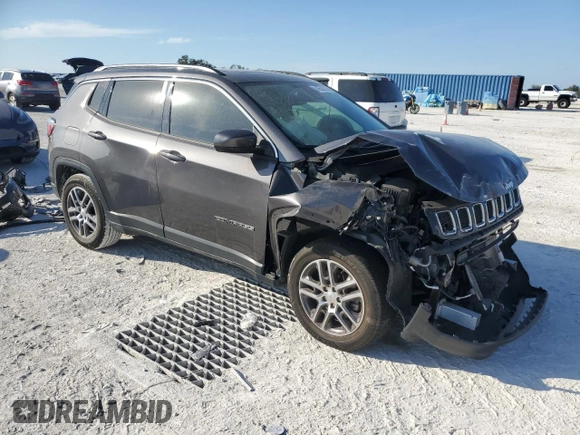 2020 Jeep Compass Latitude with VIN 3C4NJCBB4LT257074, listed as a Copart auction lot 46504265 with 81,623 mi miles and Non Repairable. Bid and sale history available at carsss.com. Image 4.