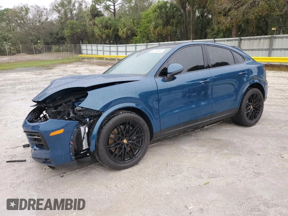 2024 Porsche Cayenne с VIN WP1BA2AY7RDA53305, выставлен на аукционе Copart как лот 41756545 с пробегом 6 596 миль миль и Списание • Salvage title. История ставок и продаж доступна на DreamBid. Изображение 1.
