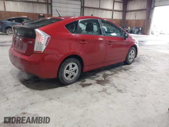 2010 Toyota Prius Four with VIN JTDKN3DUXA1286153, listed as a IAAI auction lot 42211095 with 271,950 mi miles and . Bid and sale history available at DreamBid. Image 4.