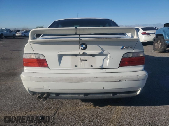 1997 BMW 3 Series M3 with VIN WBSBG9325VEY75132, listed as a Copart auction lot 43638795 with 132,350 mi miles and Salvage title. Bid and sale history available at DreamBid. Image 6.