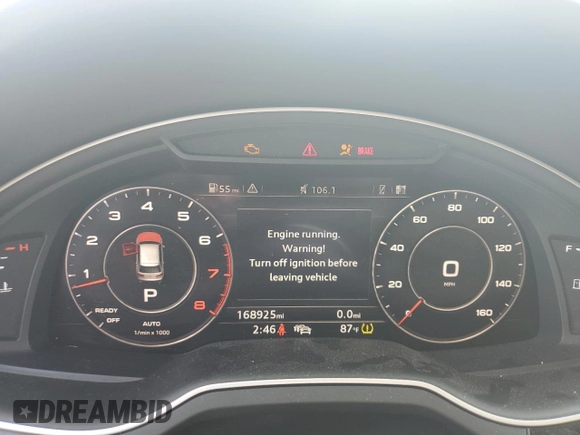 2017 Audi Q7 Prestige с VIN WA1VAAF75HD018327, выставлен на аукционе Copart как лот 59306945 с пробегом 168 925 миль миль и Чистый • Clean title. История ставок и продаж доступна на DreamBid. Изображение 9.