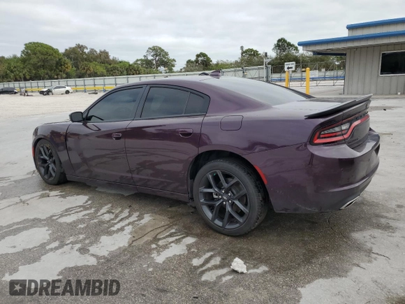 2022 Dodge Charger SXT with VIN 2C3CDXBG6NH114919, listed as a Copart auction lot 88660025 with 19,480 mi miles and Non Repairable. Bid and sale history available at DreamBid. Image 2.