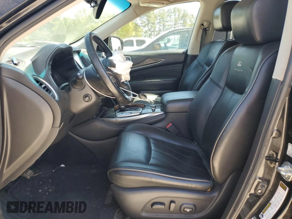 2014 Infiniti QX60 with VIN 5N1AL0MM6EC510069, listed as a Copart auction lot 53348075 with 132,356 mi miles and Salvage Title. Bid and sale history available at carsss.com. Image 7.