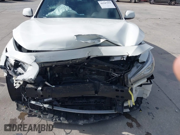 2021 Infiniti Q50 Pure with VIN JN1EV7APXMM702002, listed as a IAAI auction lot 41947553 with 41,654 mi miles and . Bid and sale history available at DreamBid. Image 13.