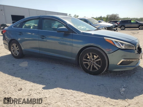 2015 Hyundai Sonata 2.4L SE with VIN 5NPE24AF3FH056200, listed as a Copart auction lot 53630545 with 100,634 mi miles and Salvage Title. Bid and sale history available at carsss.com. Image 4.