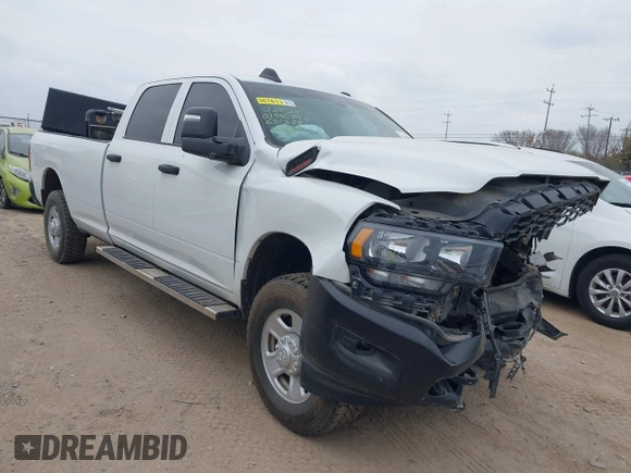 2023 Ram 2500 Tradesman with VIN 3C6UR5HJ2PG631377, listed as a IAAI auction lot 41707652 with 38,564 mi miles. Bid and sale history available at carsss.com. Image 1.