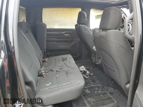 2019 Ram 1500 Big Horn/Lone Star with VIN 1C6SRFFT2KN637617, listed as a Copart auction lot 50555135 with 0 mi miles and Salvage Title. Bid and sale history available at carsss.com. Image 11.