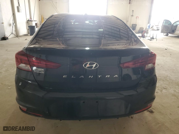 2019 Hyundai Elantra Preferred with VIN KMHD84LFXKU872632, listed as a Copart auction lot 48331505 with 111,018 mi miles and Non Repairable. Bid and sale history available at carsss.com. Image 6.