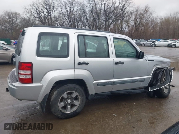 2008 Jeep Liberty Sport with VIN 1J8GN28K48W105949, listed as a IAAI auction lot 41817815 with 87,618 mi miles and . Bid and sale history available at DreamBid. Image 13.
