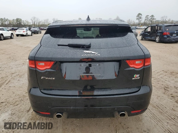 2019 Jaguar F-Pace S with VIN SADCM2FV6KA616206, listed as a Copart auction lot 89130945 with 50,257 mi miles and Non Repairable. Bid and sale history available at DreamBid. Image 6.
