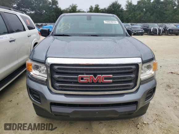 2019 GMC Canyon 2WD with VIN 1GTG5BEN3K1335346, listed as a Copart auction lot 74424014 with 57,719 mi miles and Non Repairable. Bid and sale history available at carsss.com. Image 5.