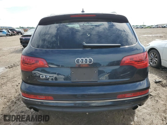 2012 Audi Q7 Premium Plus with VIN WA1LGAFE6CD000593, listed as a Copart auction lot 56414825 with 163,210 mi miles and Clean title. Bid and sale history available at DreamBid. Image 6.