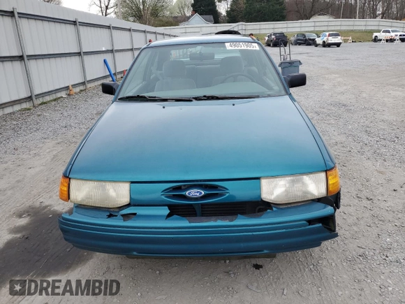 1996 Ford Escort z VIN 1FASP11J6TW170890, wystawiony jako Copart lot #49051905 z przebiegiem 133 671 mil mil oraz Czysty tytuł • Clean title. Historia ofert i sprzedaży dostępna na DreamBid. Obrazek 5.