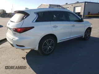 2020 Infiniti QX60 Signature Edition with VIN 5N1DL0MM9LC544470, listed as a Copart auction lot 52765325 with 52,222 mi miles and Salvage title. Bid and sale history available at DreamBid. Image 3.