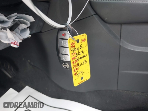 2022 Nissan Kicks SV with VIN 3N1CP5CV2NL481461, listed as a IAAI auction lot 41899293 with 34,636 mi miles and . Bid and sale history available at DreamBid. Image 11.