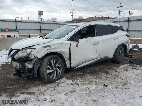 2016 Nissan Murano SL with VIN 5N1AZ2MH1GN104303, listed as a Copart auction lot 88785505 with 123,483 mi miles and Salvage Title. Bid and sale history available at carsss.com. Image 1.