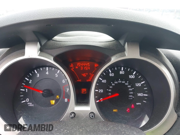 2013 Nissan Juke S with VIN JN8AF5MR6DT226044, listed as a IAAI auction lot 41904714 with 154,445 mi miles. Bid and sale history available at carsss.com. Image 7.