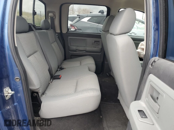 2009 Dodge Dakota SXT with VIN 1D7HE38K39S778117, listed as a Copart auction lot 80775004 with Not Provided miles and Salvage Title. Bid and sale history available at DreamBid. Image 10.