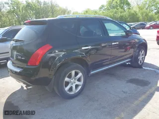 2006 Nissan Murano SL with VIN JN8AZ08W06W503802, listed as a IAAI auction lot 42092158 with 189,052 mi miles. Bid and sale history available at carsss.com. Image 4.